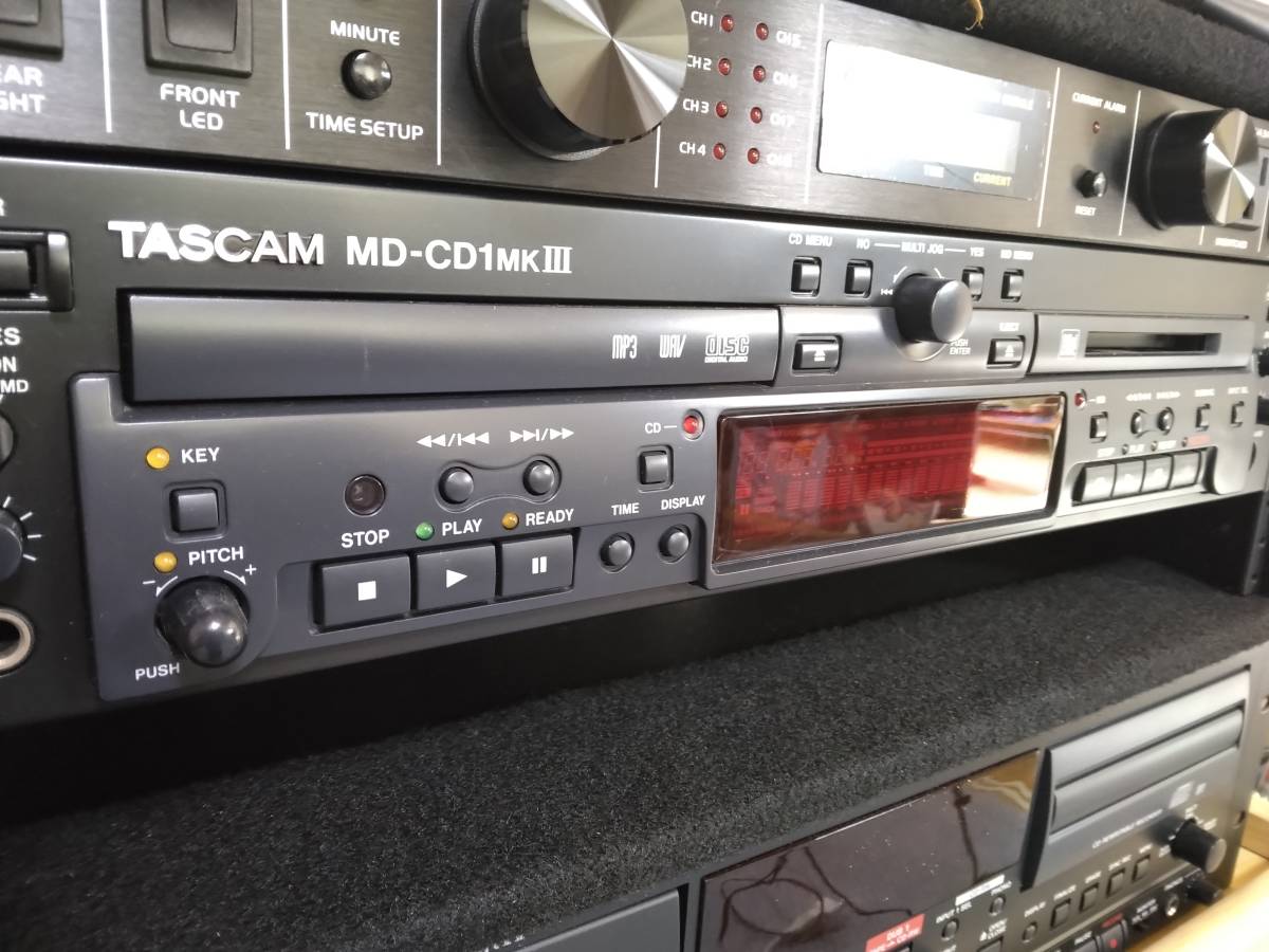 TASCAM 業務用 CDプレーヤー/MDレコーダー MD-CD1MKⅢ-