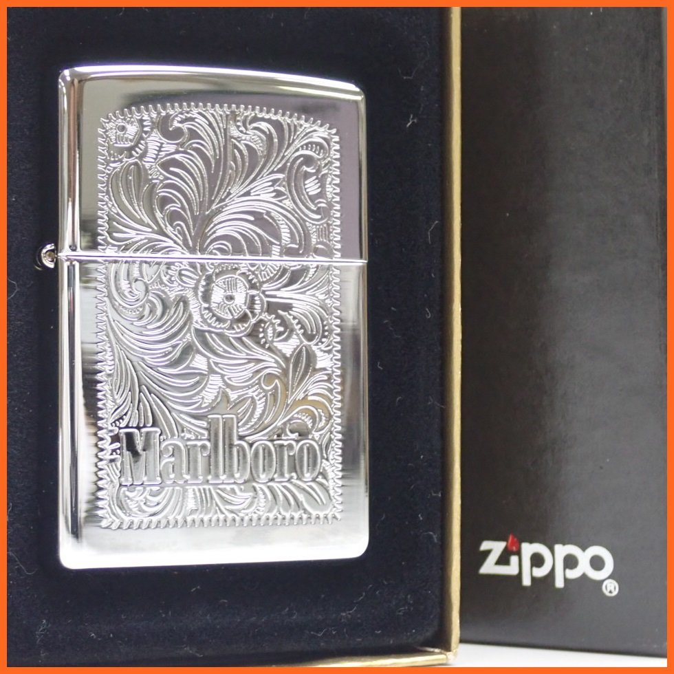 ☆1円 未着火 ZIPPO/ジッポー オイルライター Marlboro/マルボロ