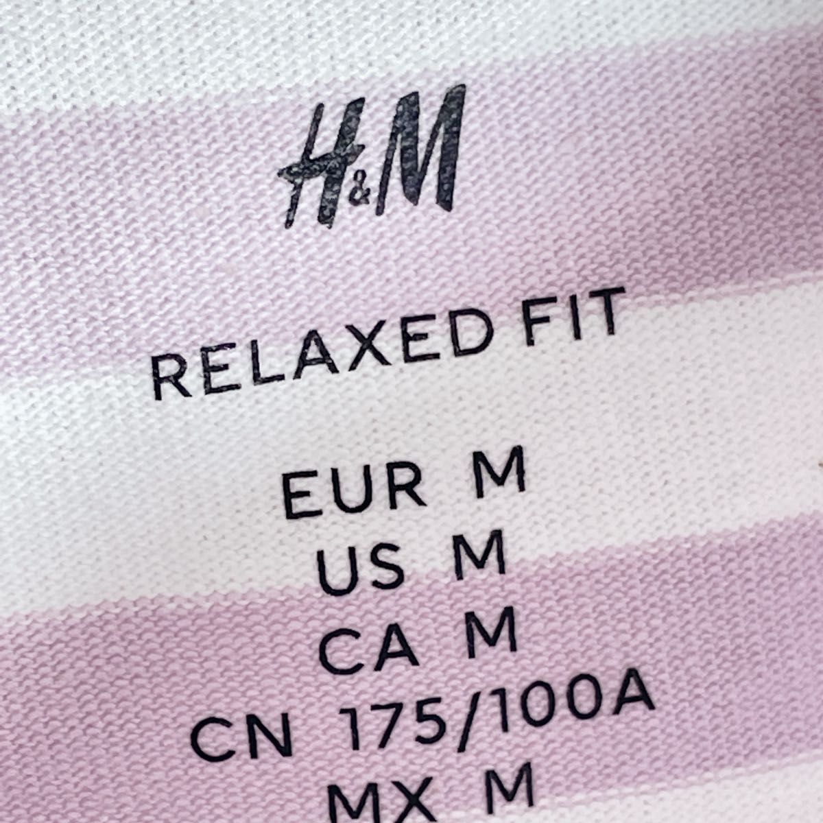 Ｈ＆Ｍ エイチアンドエム リラックスフィットTシャツ オーバーサイズ ボーダー 