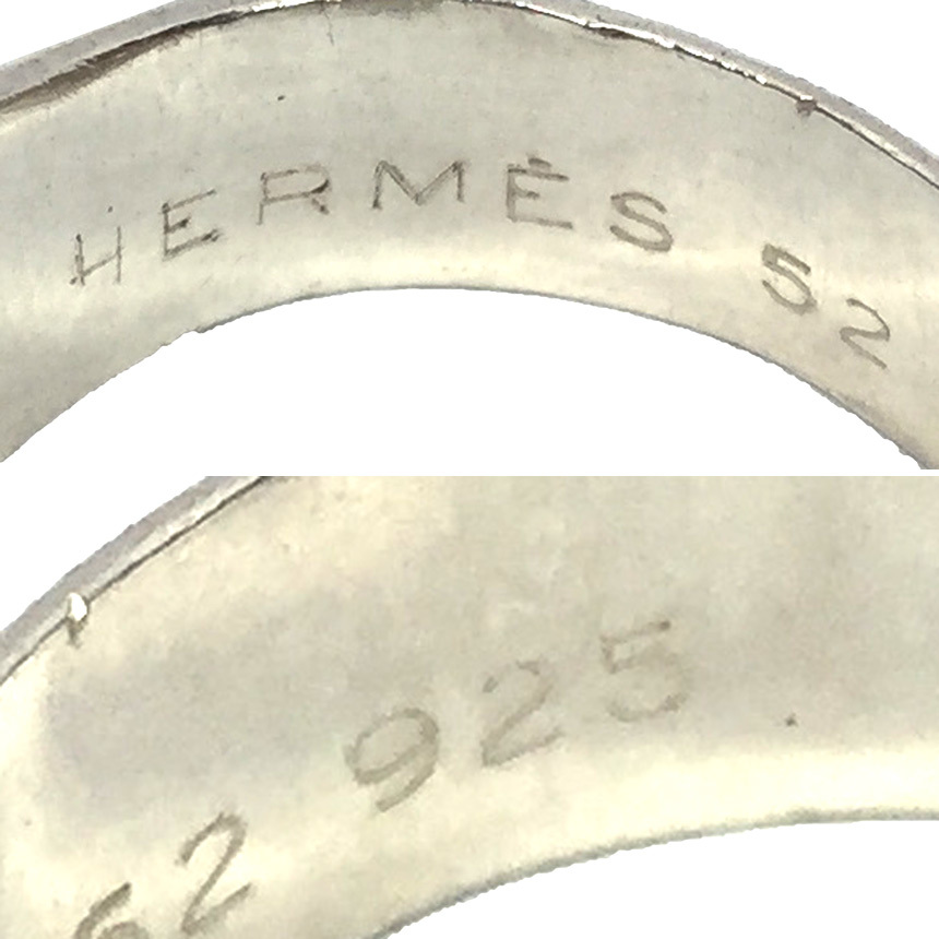 HERMES エルメス メキシコ リング 指輪 ♯52 シルバー925 コルセット ヴィンテージ アンティーク アクセサリー aq8135_画像3