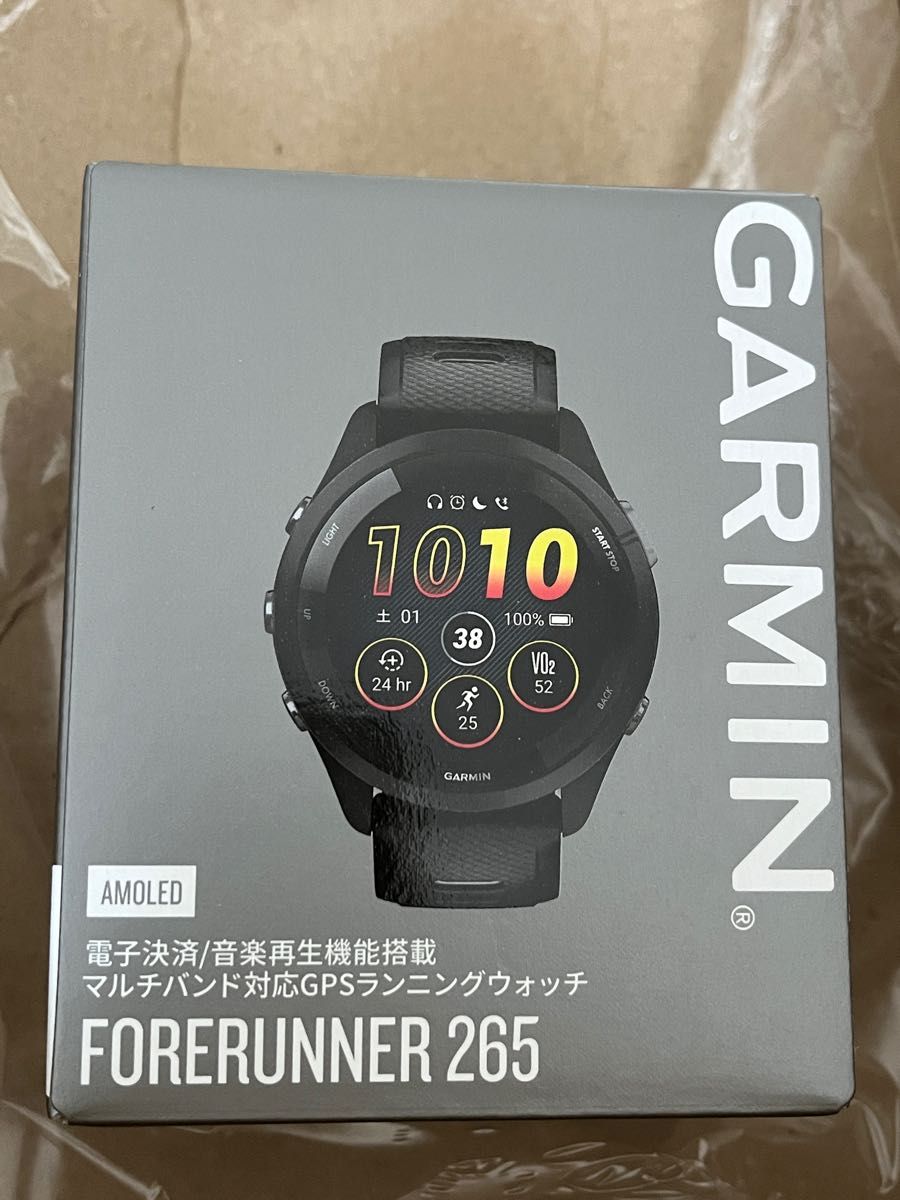 新品ガーミン GARMIN Forerunner 265 Music Black｜PayPayフリマ