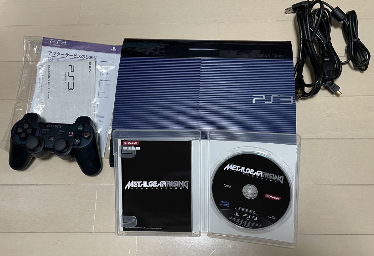 PS3 本体 4000B メタルギアソリッドライジング斬奪 限定版-