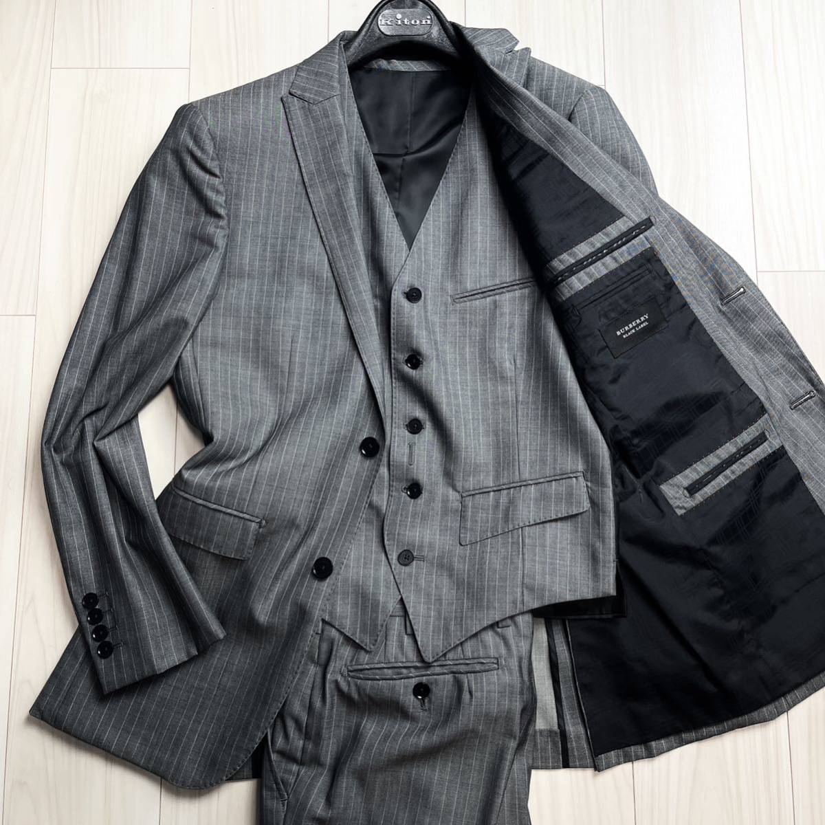 BURBERRY BLACK LABEL セットアップスーツ ストライプ