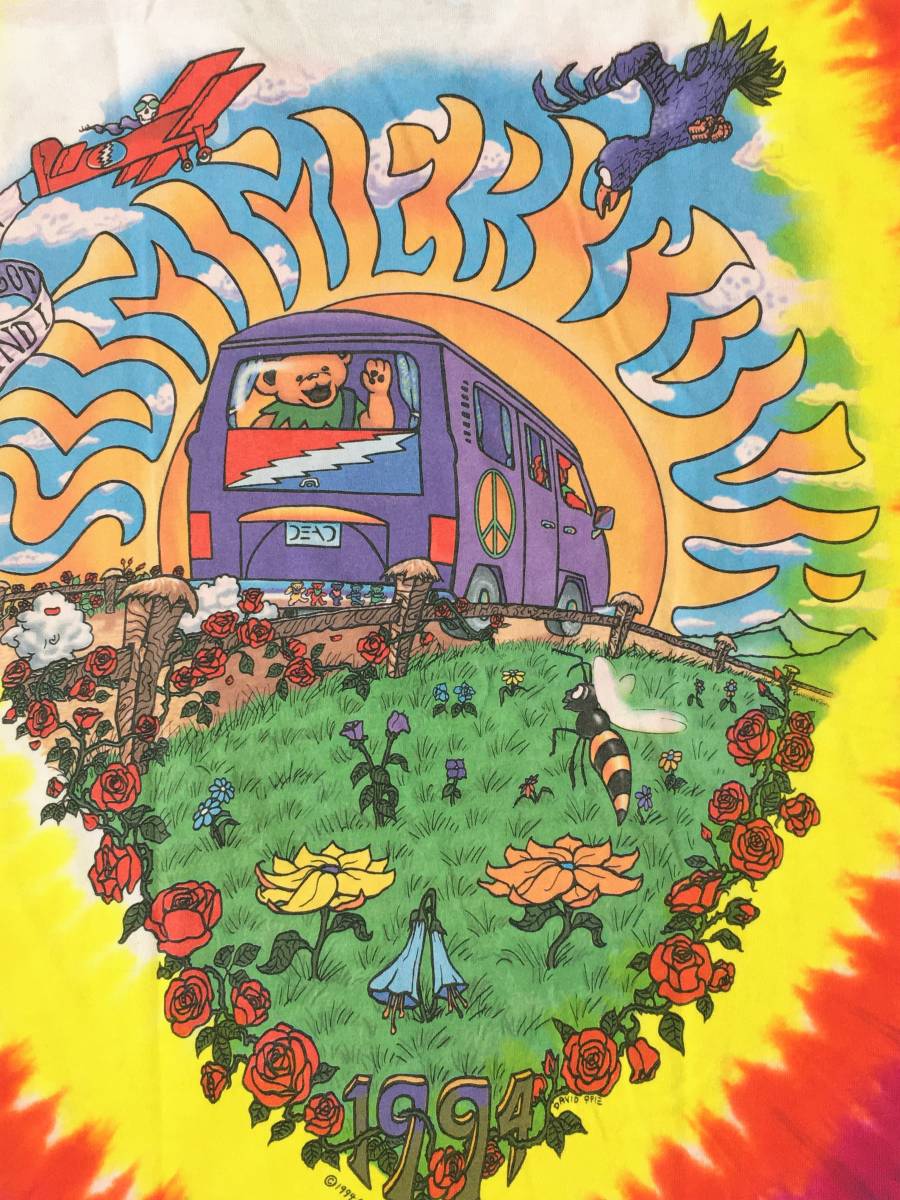 Bibian 比比昂 - リキッドブルー LIQUID BLUE グレイトフルデッド GratefulDead 94年 ツアー タイダイ Tシャツ L デッドベア ロック バンド ワーゲンバス - Bibian 比比昂 日本代標 Bibian 比比昂 - リキッドブルー LIQUID BLUE グレイトフルデッド GratefulDead 94年 ツアー タイダイ Tシャツ L デッドベア ロック バンド ワーゲンバス - Bibian 比比昂 日本代標