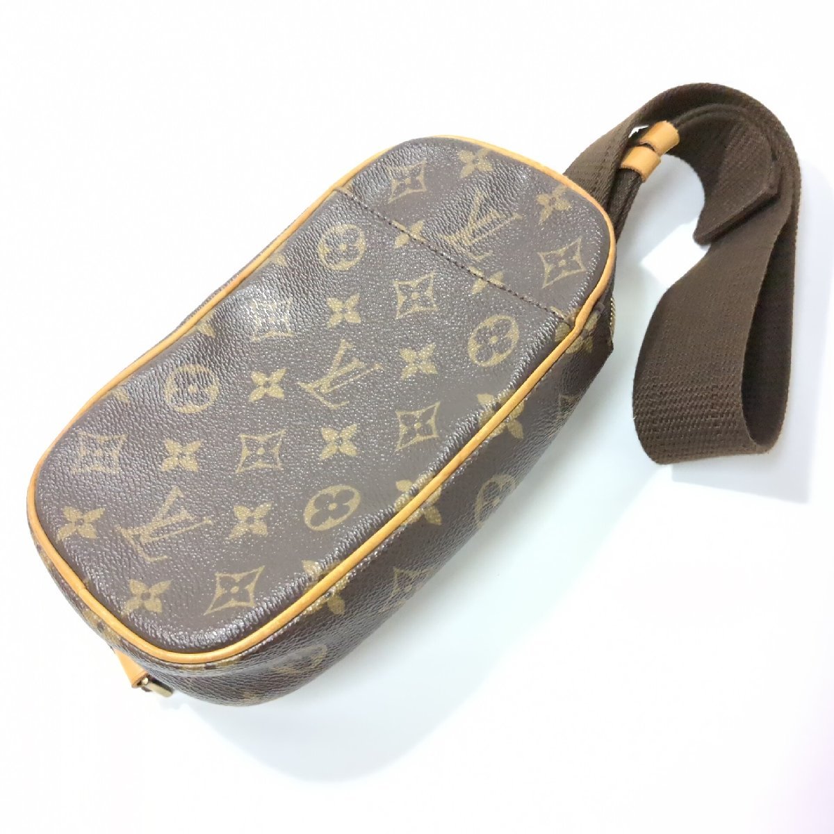 LOUIS VUITTON ルイ・ヴィトン ポシェット ガンジュ モノグラム ボディバッグ ウエストポーチ ユニセックス M51870_画像1