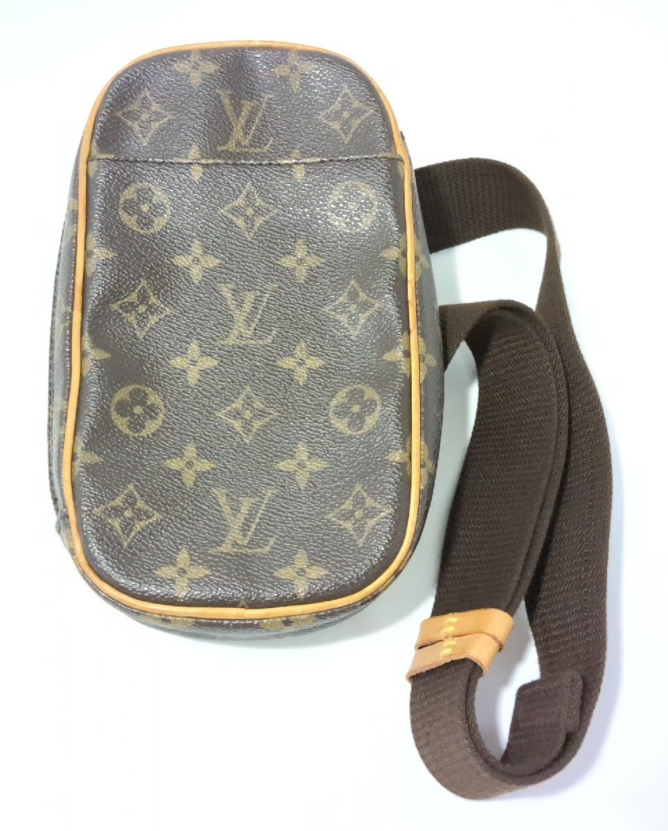 LOUIS VUITTON ルイ・ヴィトン ポシェット ガンジュ モノグラム ボディバッグ ウエストポーチ ユニセックス M51870_画像4