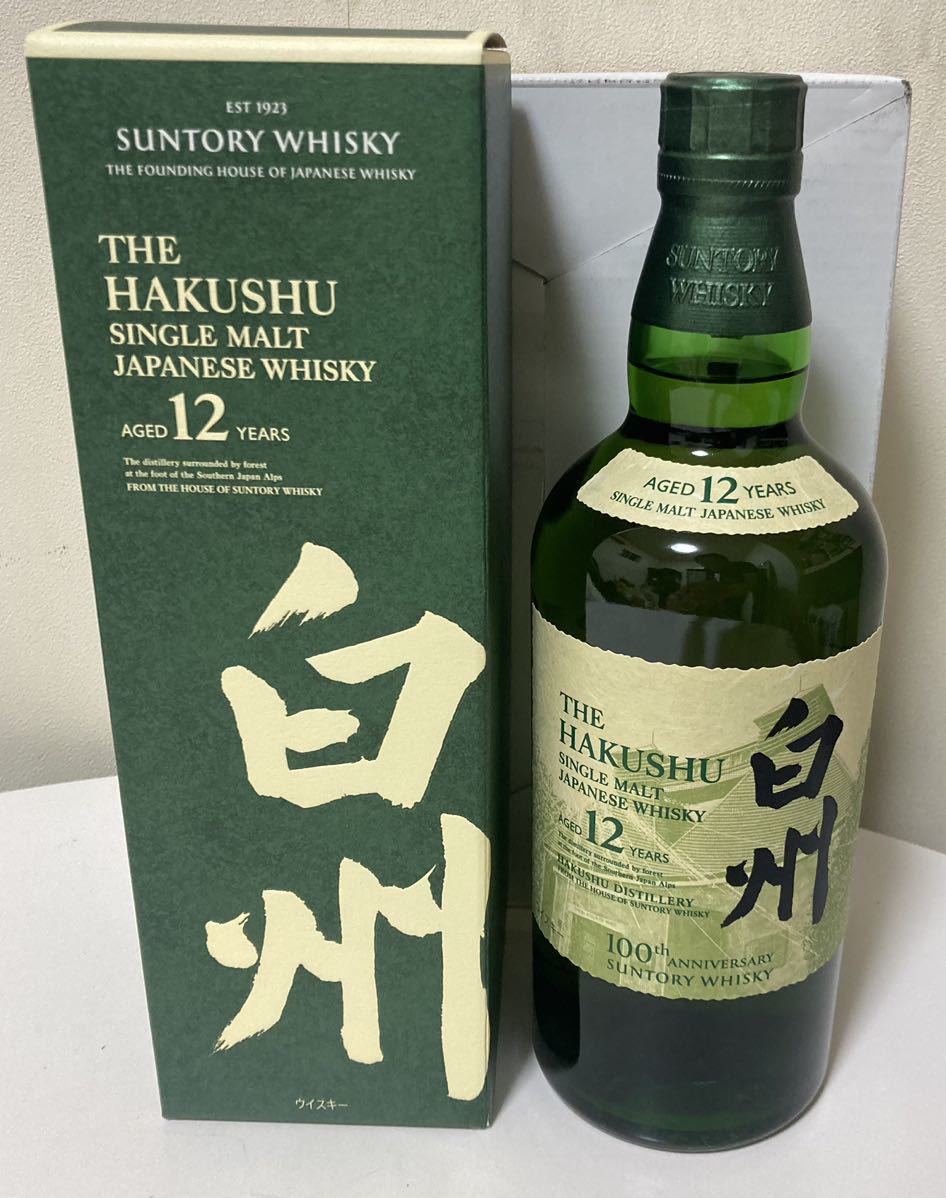 未開封 サントリー シングルモルト 白州 12年 700ml-