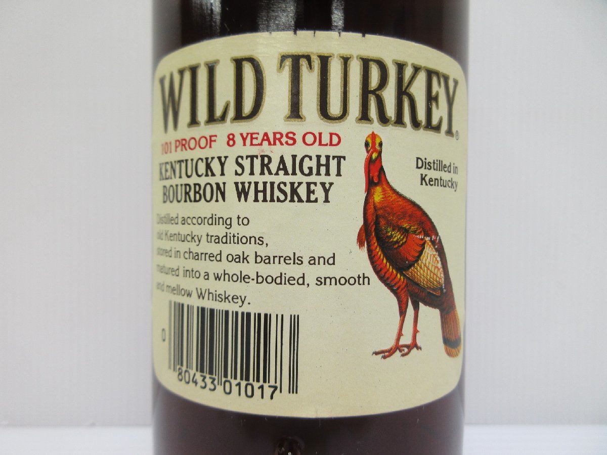ワイルドターキー 8年 WILD TURKEY 750ml 101PROOF バーボンウイスキー