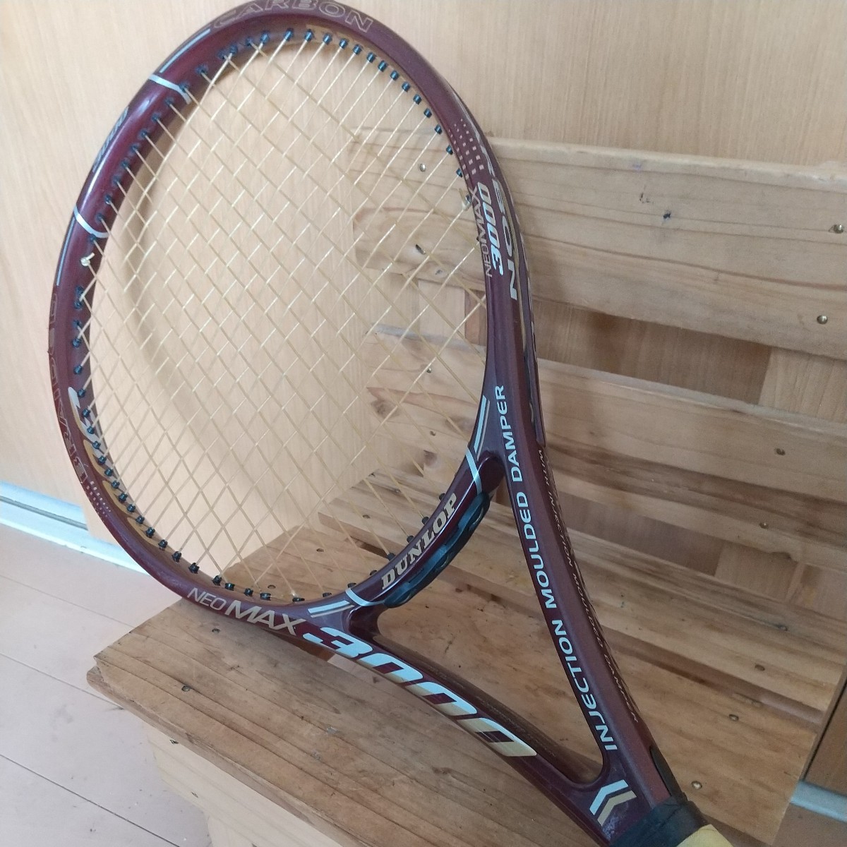  price decline negotiations OK* scratch little beautiful goods *NEO MAX 3000/ Neo Max 3000/ grip 1/ Dunlop /DUNLOP/ used tennis racket 