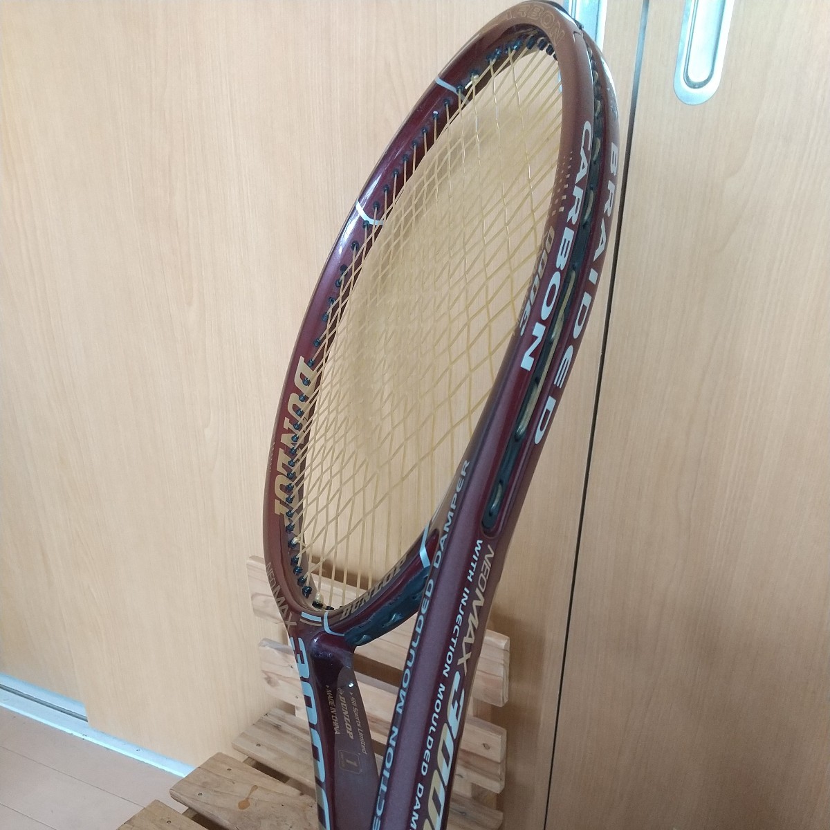  price decline negotiations OK* scratch little beautiful goods *NEO MAX 3000/ Neo Max 3000/ grip 1/ Dunlop /DUNLOP/ used tennis racket 