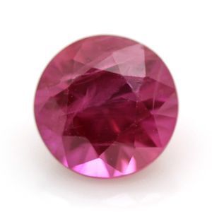 モザンビーク産 天然ルビー 0.69ct ラウンドカット ルース-