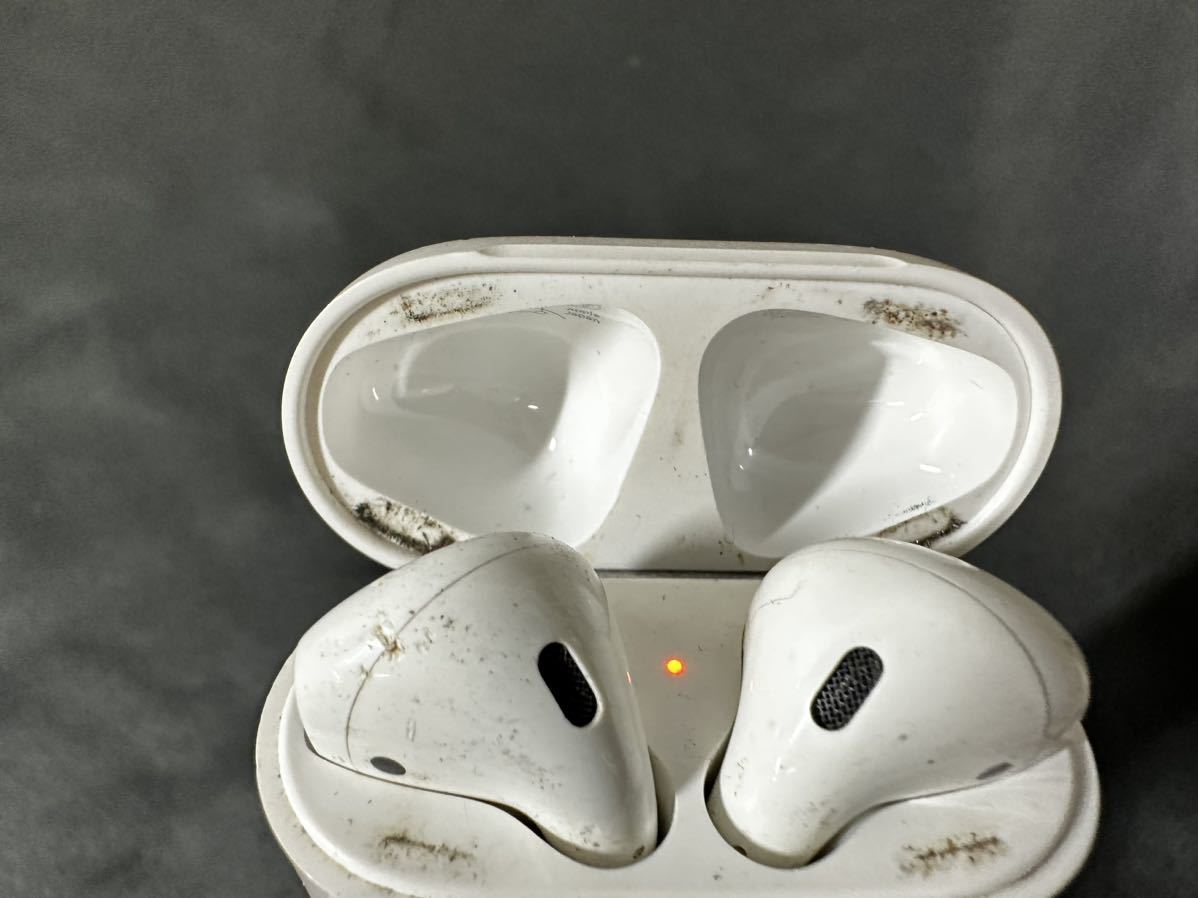 Apple アップル AirPods イヤホン ケース 動作未確認 未清掃 現状品