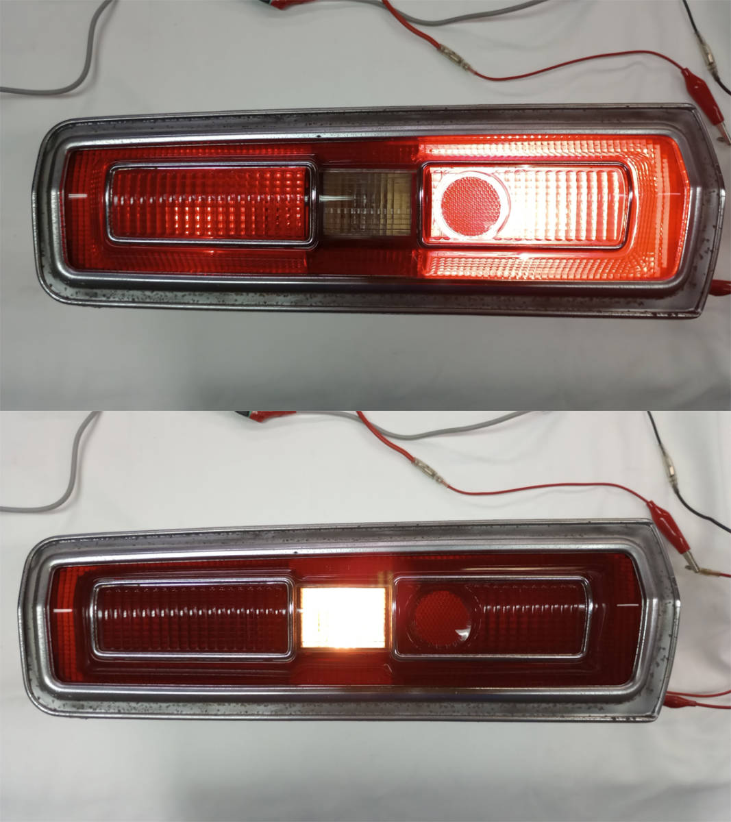 # Bluebird 510 tail lamp middle period left L original used lighting verification settled Datsun DATSUN Nissan NISSAN [K-0911]