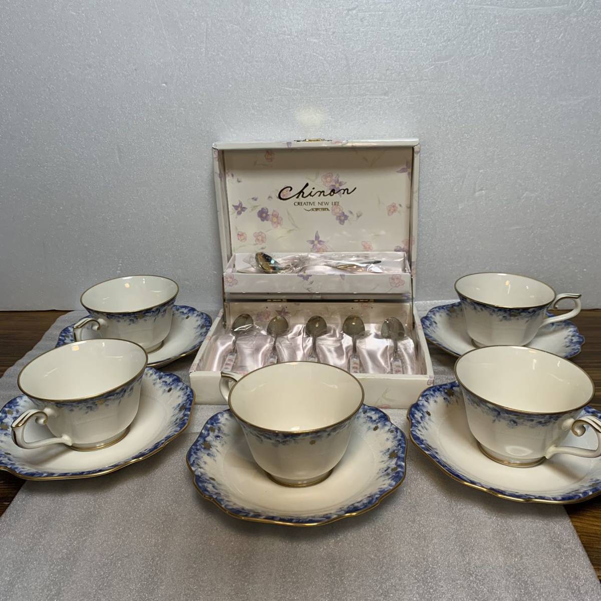 カップ&ソーサー CHINA AZUMA カトラリー セット ノリタケ Noritake 花