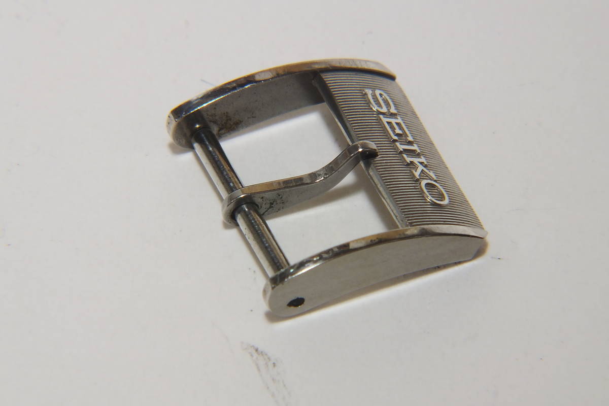 SEIKO SS尾錠(15mm)新しいタイプの刻印（材料仕様のみの刻印