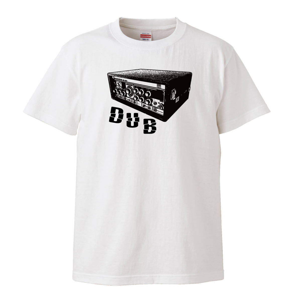 【Mサイズ 白Tシャツ】DUB ダブ テープエコー RE201 roland ローランド リーペリー lee perry ジャマイカ レゲエ バンドT LP CD レコード_画像1