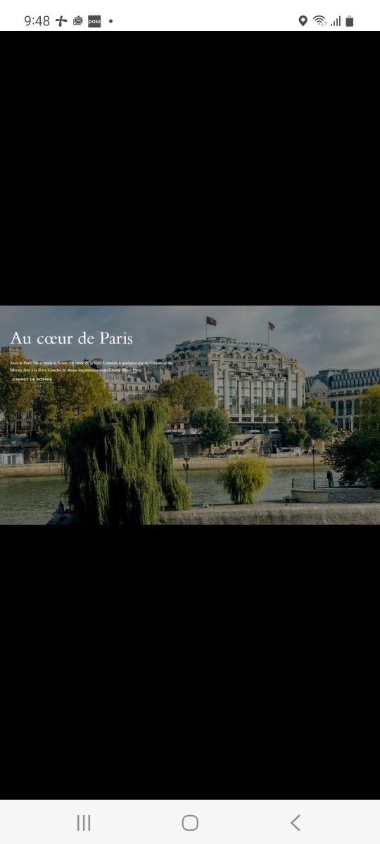 Cheval Blanc Paris ホテルアメニティー ①
