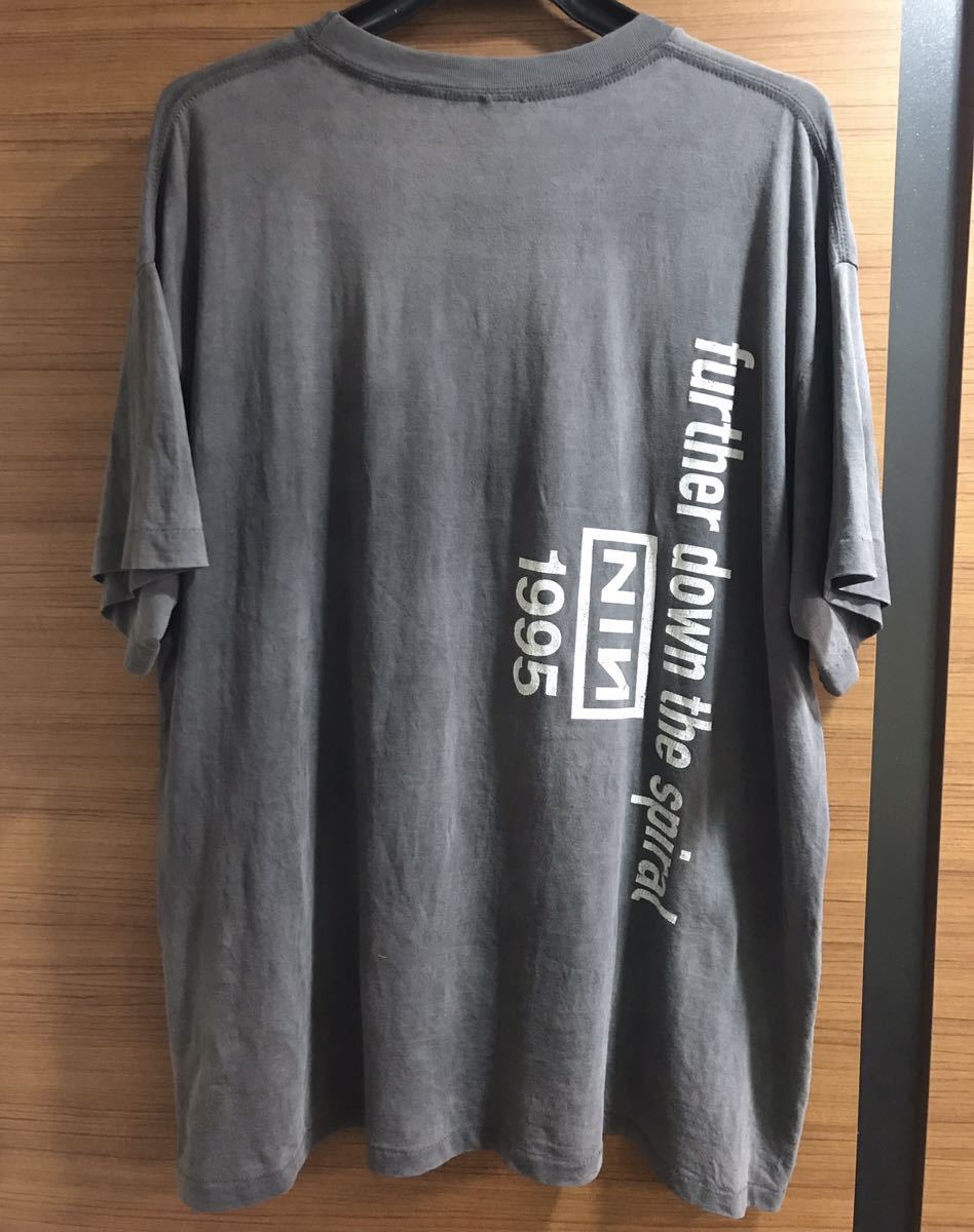 古着 アメリカ製 90年代 BAND バンド T VINTAGE NINE INCH NAILS ヴィンテージ TEE ナイン インチ ネイルズ Tシャツ MADE IN USA 製 90s_画像2