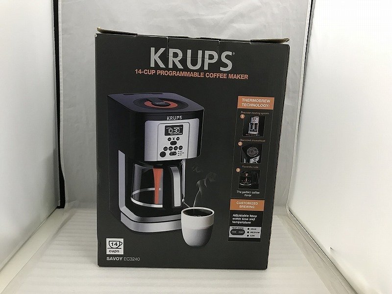 高級感 クラップス 【未使用】 KRUPS EC3240 タイマー付 温度調節