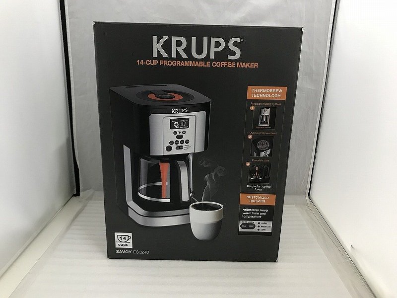 最安価格 クラップス 【未使用】 KRUPS EC3240 タイマー付 温度調節