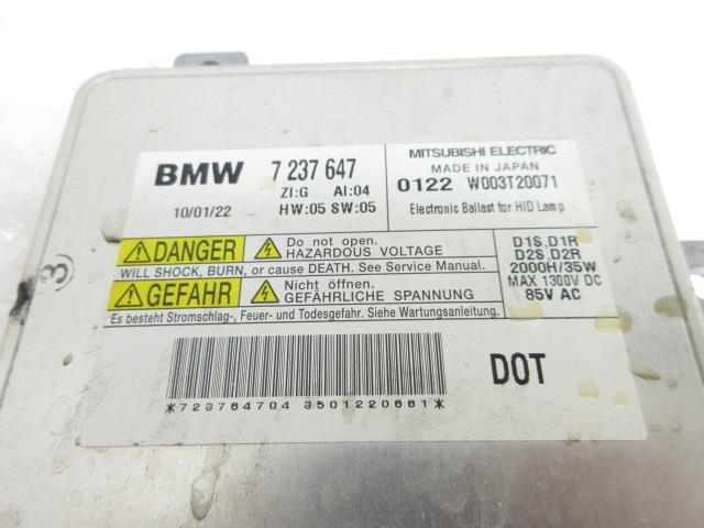 23 year BMW 528i FR30 F10 left ballast light control unit 7237647 184225 4499