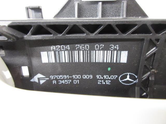  Benz C Class 204041 W204 левый передний наружная ручка двери A2047600734 156832 4097