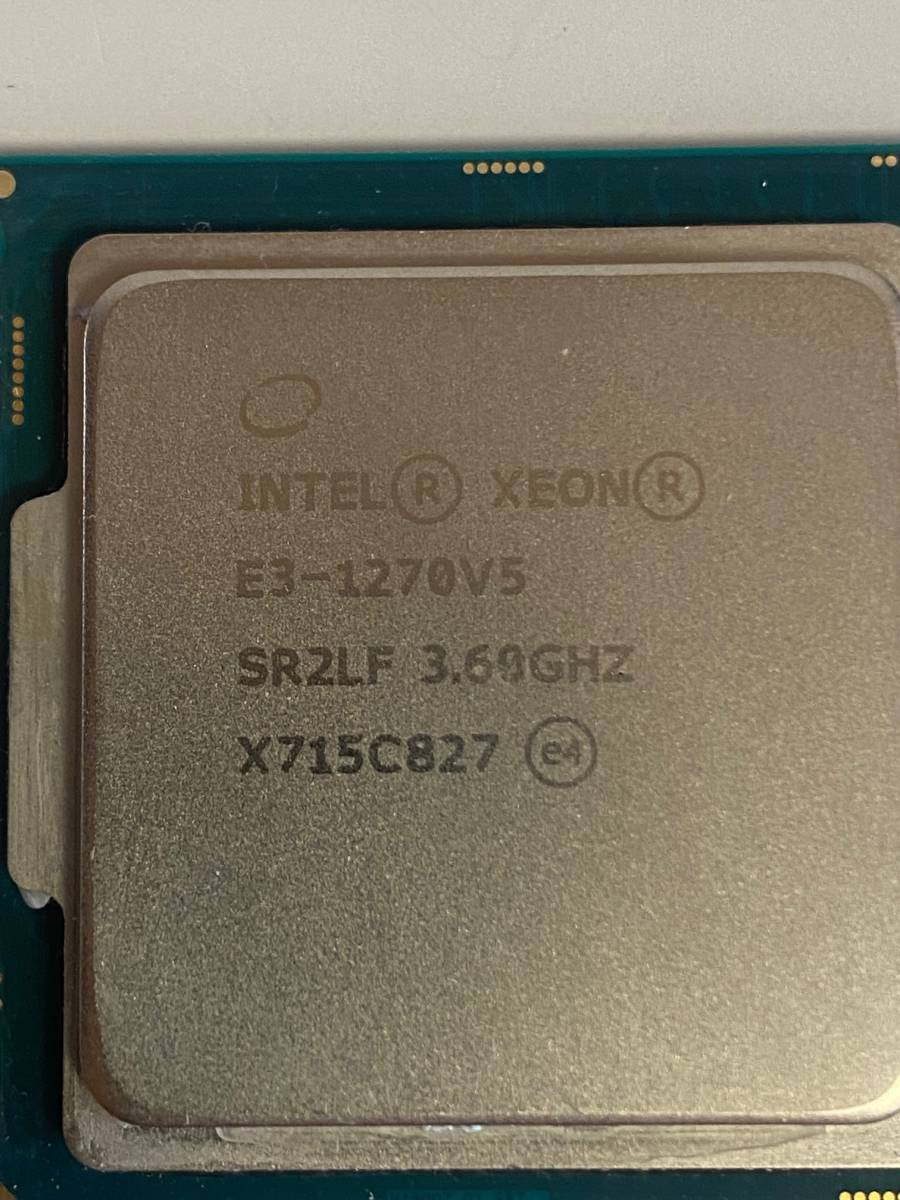 送料無料 intel XEON E3-1270V5 SR2LF CPU ベース周波数3.6GHz/ターボ