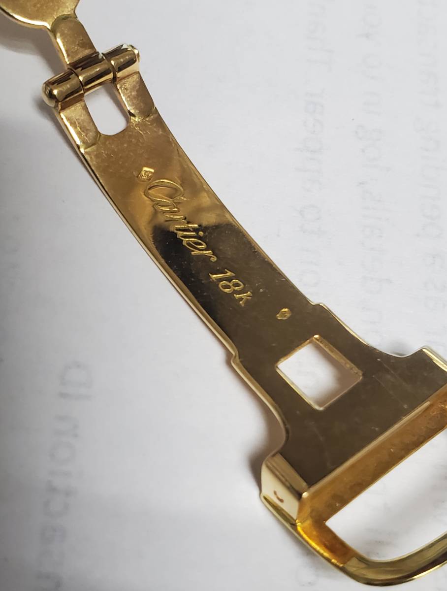 10-カルティエ Dバックル 14ミリ 70年代 金無垢 10-カルティエ Dバックル 14ミリ 70年代 金無垢