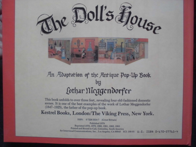 [Lothar Meggendorfer\'s The Doll\'s House]( распространять .5 место поверхность. приспособление картина . левый правый 100cm и больше )( английский язык приспособление книга с картинками ) книга с картинками .a