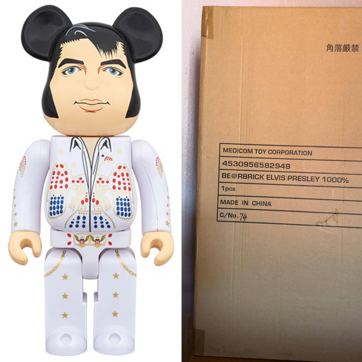 新品即決 BE@RBRICK ELVIS PRESLEY 1000％ ベアブリック