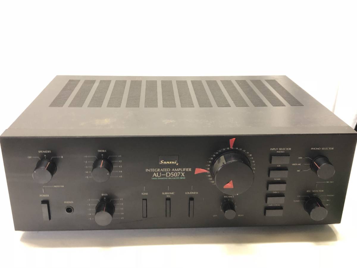 SANSUI AU-D507X pre-main amplifier Junk : Real Yahoo auction salling