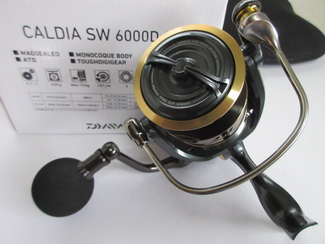 DAIWA カルディア 22 CALDIA SW 6000D-H 未使用 リールカバー付き