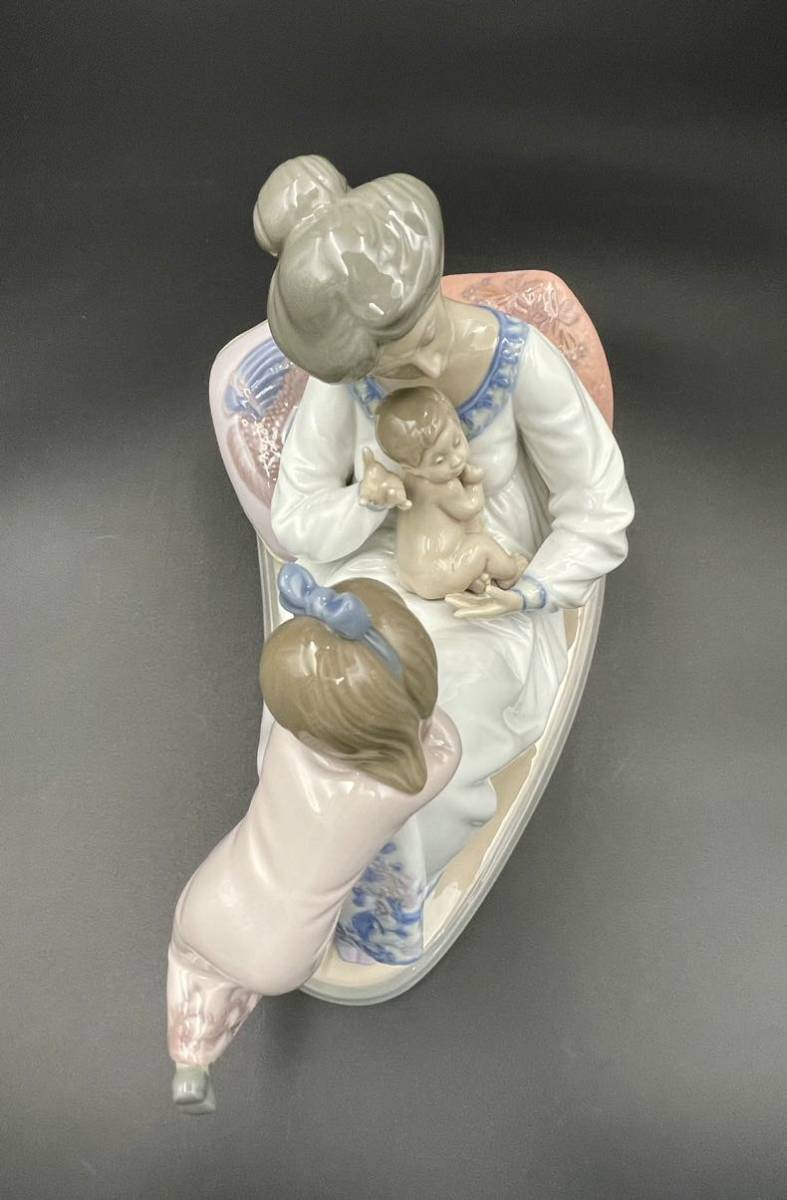 絶版 ◇ リヤドロ LLADRO ◇ お姉ちゃまですよ No. 1606 家族 赤ちゃん