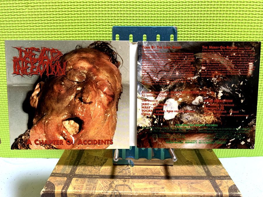 DEAD INFECTION A Chapter Of Accidents 1st オリジナルプレス ゴアグラインド gore grind core carcass malignant tumour グラインドコア _画像3