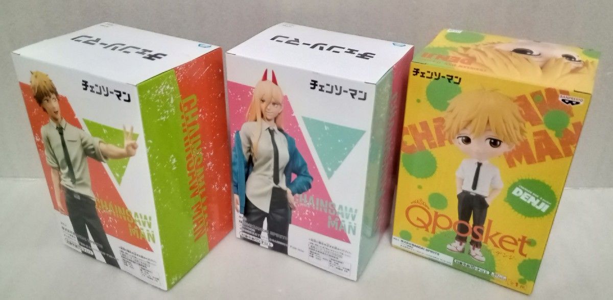 チェンソーマン○フィギュア○まとめ売り○おまけ付き○デンジ○マキマ○パワー○Qposket○ぬーどるストッパー○未開封○送料無料