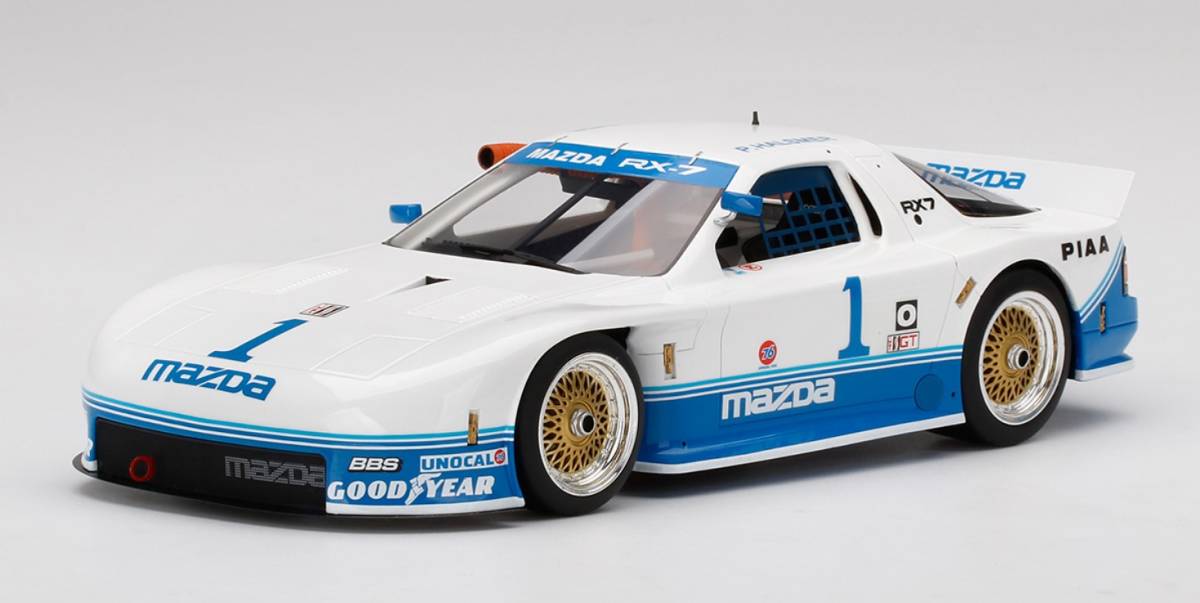 人気ショップ ■トップスピード 1/18 1990 マツダRX-7 GTO #1 IMSA ミッドオハイオ250km優勝 乗用車