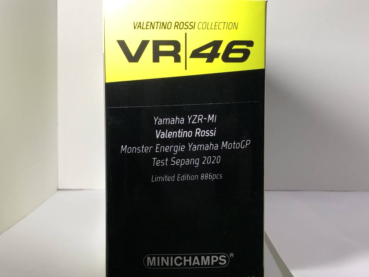 # limitation 886pcs. PMA 1/12 2020 Yamaha YZR-M1 V. Rossi se bread test 