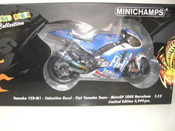 6125円 □限定5999pcs. PMA 1/12 2008 ヤマハYZR-M1 V.ロッシ 6125円 □限定5999pcs. PMA 1/12 2008 ヤマハYZR-M1 V.ロッシ