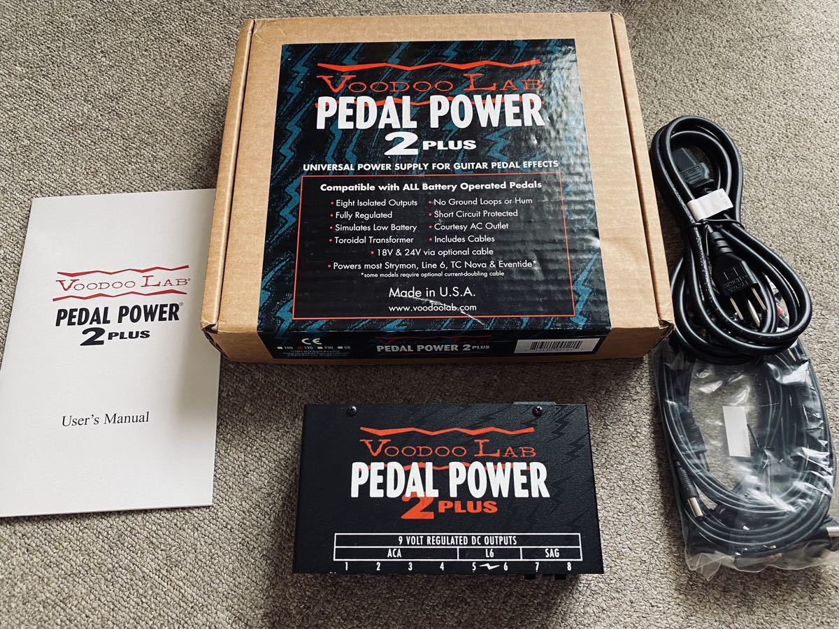 送料無料！新品同様 Voodoo Lab Pedal Power 2plus / 最高のパワーサプライです！