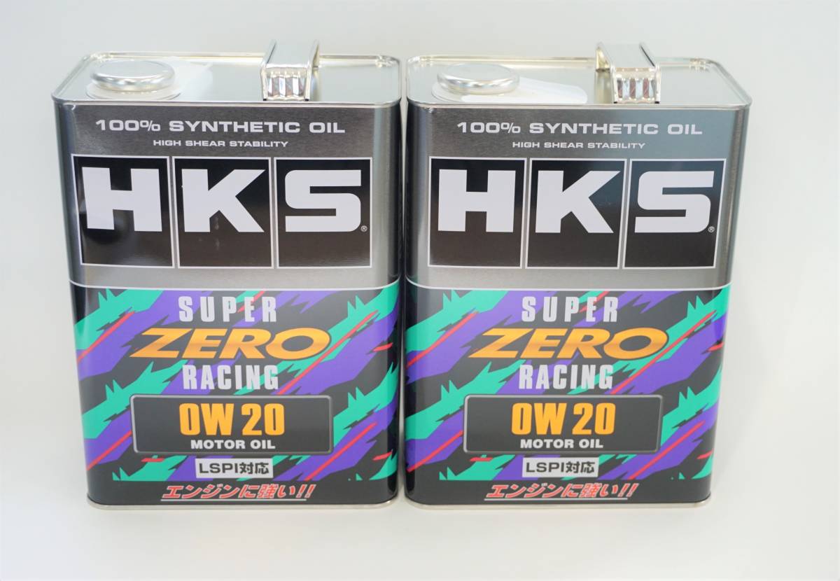 [1 jpy outright sales ]52001-AK154 HKS engine oil 0W-20 SUPER ZERO RACING 4L [2 can set ]