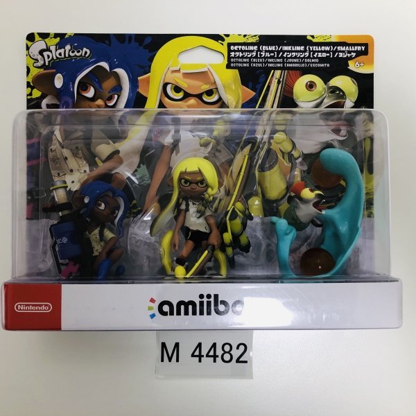M4482 ○新品 未開封 即決○amiibo トリプルセット インクリング