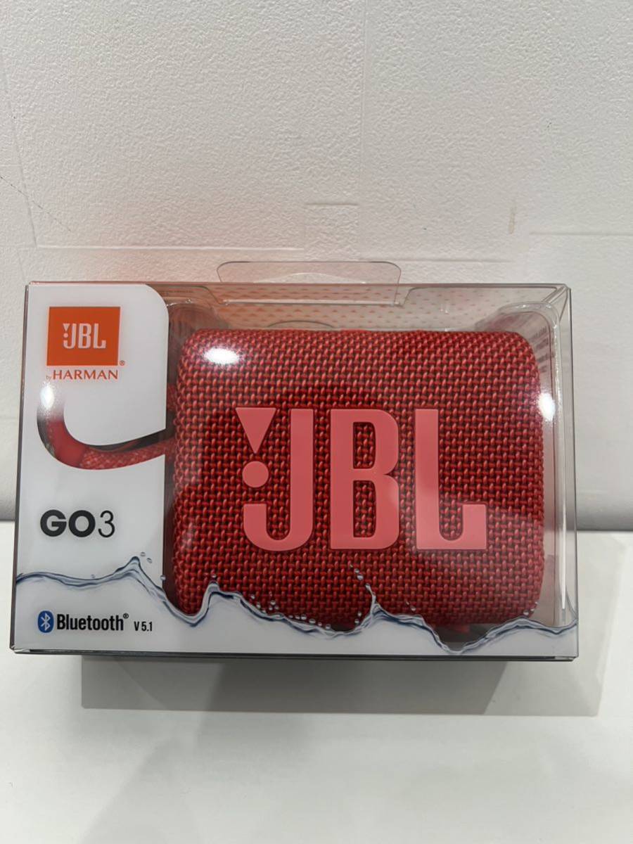 【未開封品】JBL Bluetoothスピーカー GO3 レッドの画像1