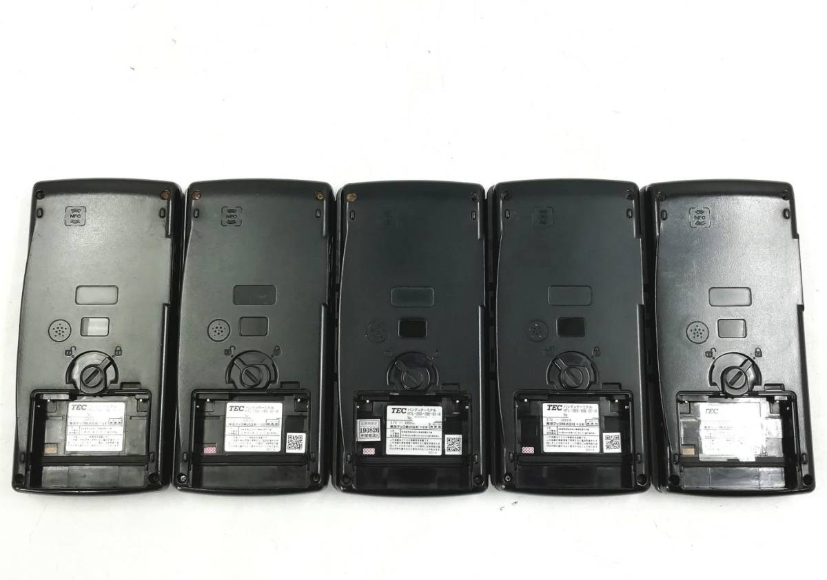 起動確認OK】東芝TEC ハンディターミナル HTL-200-1BB-01-R x5台