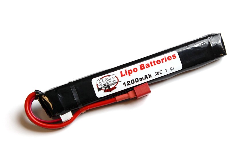 GP863C　G&P GP863C 7.4v 1200mAh (30C) リポ リチャージャブル・バッテリー(Cタイプ)_画像1