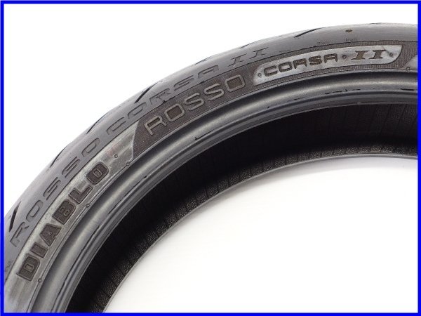 《M3》良品♪PIRELLI DIABLO ROSSO CORSA 2 120/70ZR17♪ピレリ♪1098/1198/749/ハイパーモタード1100/MS4/M900/M1000♪の画像5