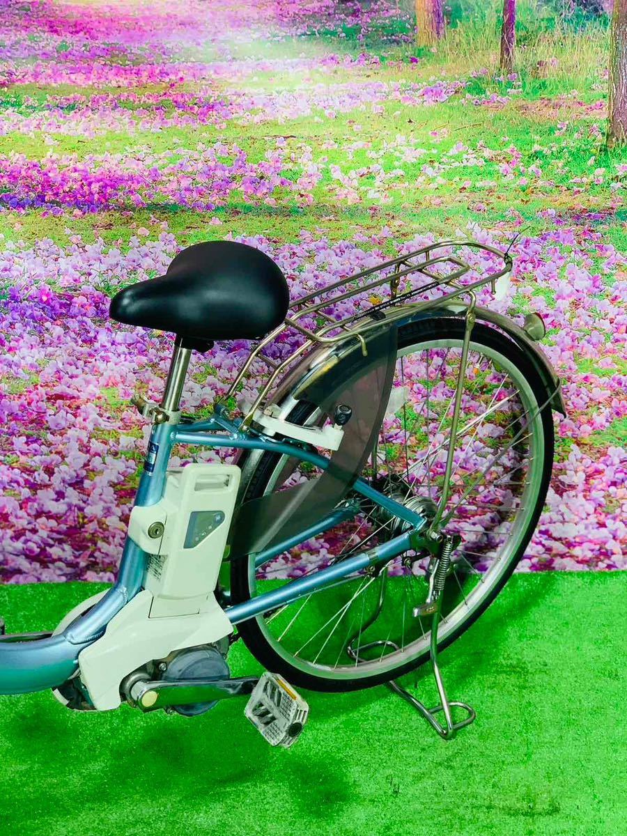 5337子供乗せ電動アシスト自転車Panasonic26インチ良好バッテリー