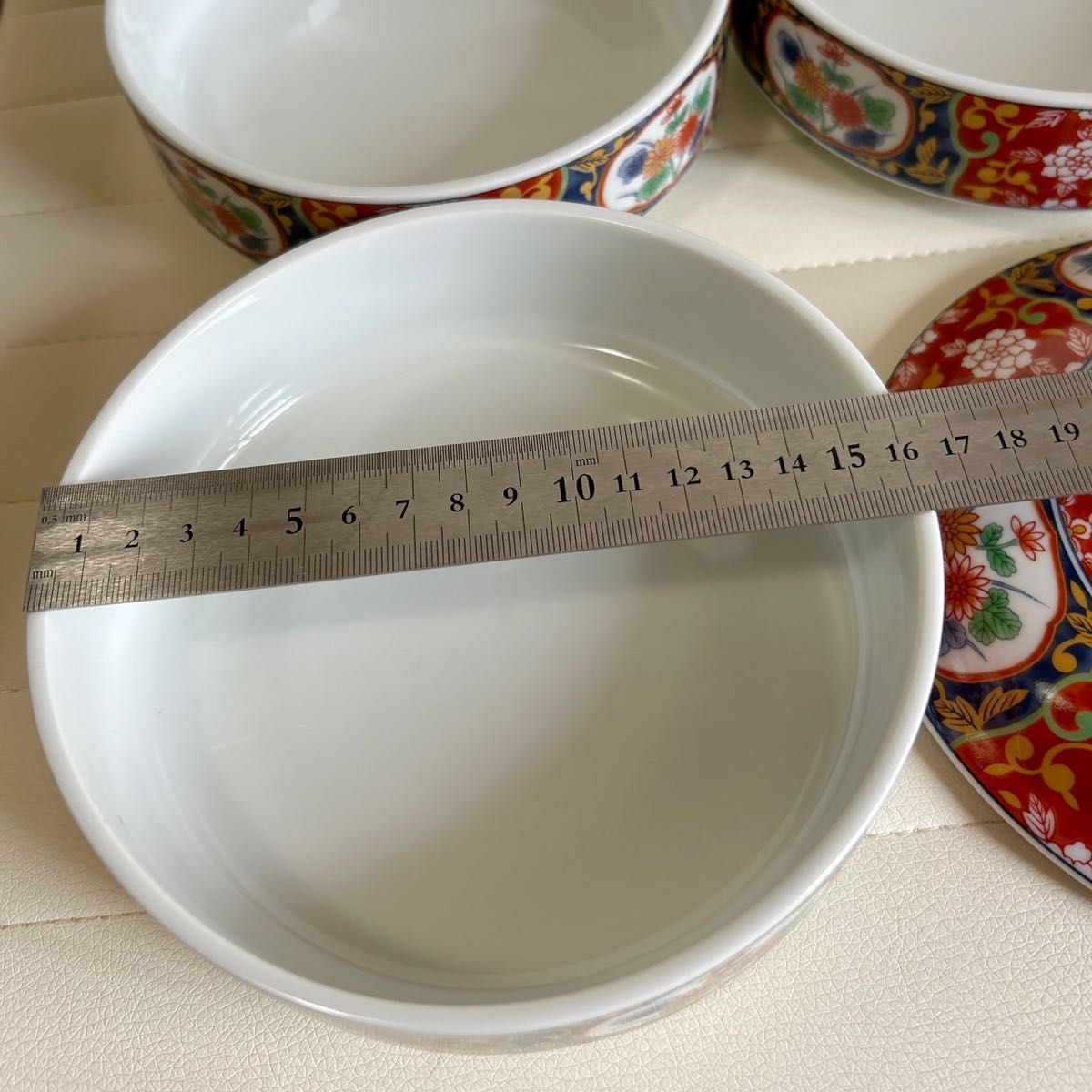 有田焼 飛鳥窯 三段重 おせち器 お正月 蓋付き重ね鉢 古伊万里 色絵重箱 金彩