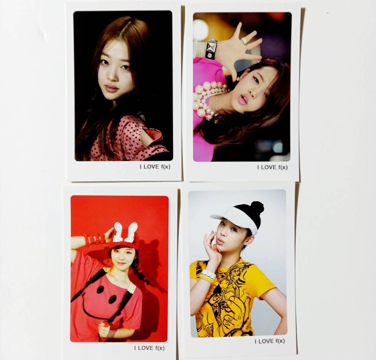 即決★f(x) ソルリ★フォトカード 4枚★韓国 グッズショップ 購入品 K-POPの画像1