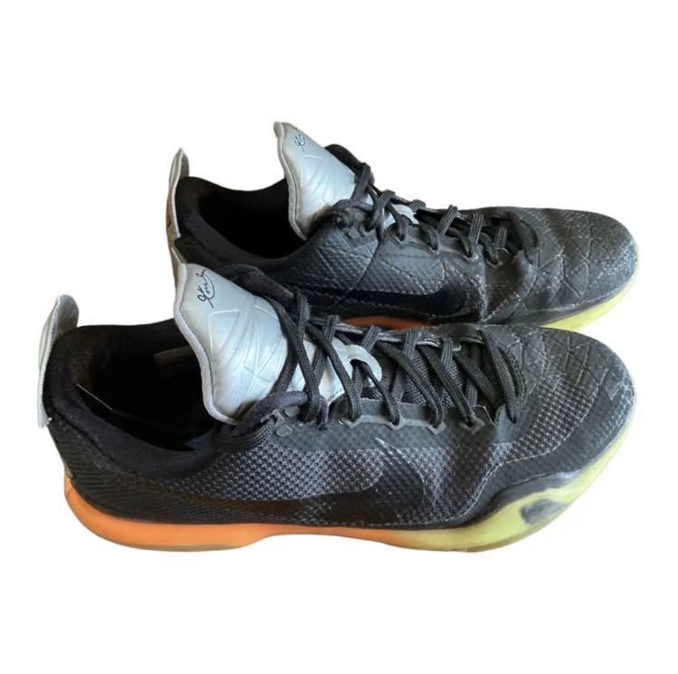 ナイキ コービー10 28cm オールスター ブラック オレンジ スニーカー 黒 nike kobe10 low allstar