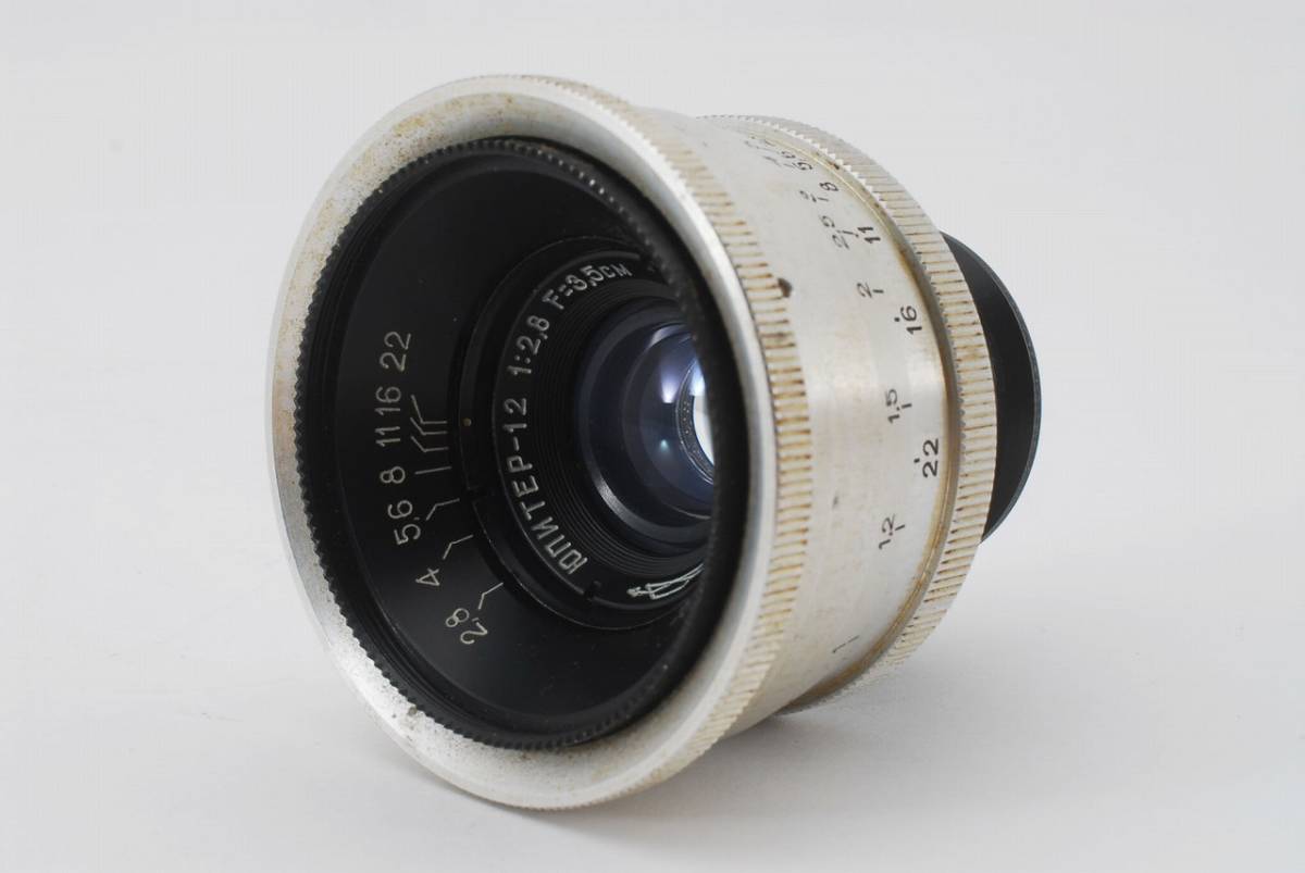 13653 Jupiter-12 3.5cm F2.8 ジュピター 35mm ロシア Leica L オールドレンズ_画像1